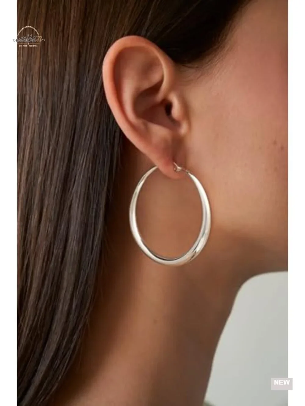 30mm Lightweight Hypoallergenic Sterling Silver Hoop Earrings
